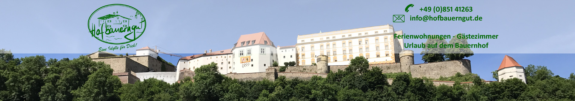 Ferienwohnungen und Gästezimmer – Urlaub auf dem Bauernhof  –  Passau – Hofbauerngut Sprödhuber