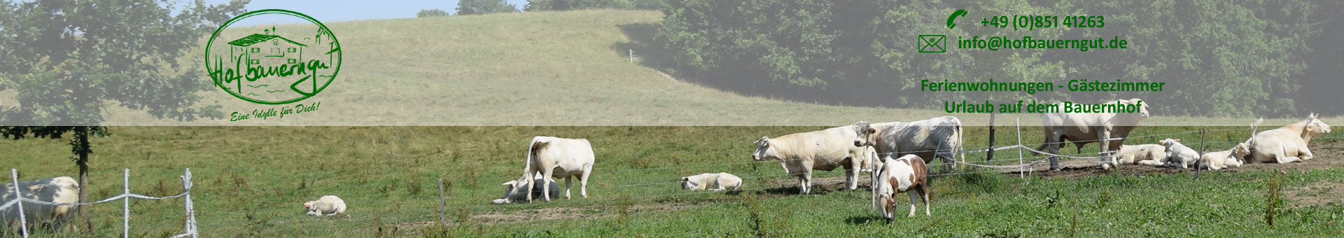 Ferienwohnungen und Gästezimmer – Urlaub auf dem Bauernhof  –  Passau – Hofbauerngut Sprödhuber